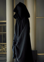 Emperor Palpatine Black Sith robe, Darth Sidious hooded robe, Halloween Robe