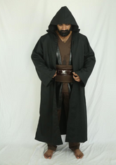 Anakin Skywalker Costume, Star Wars Cosplay Outfit, Jedi Knight Outfit with Accessories, Anakin Skywalker Jedi Costume, Iconic Star Wars Attire