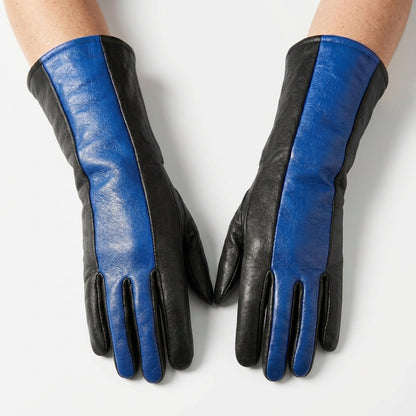 Nightwing Inspired Leather Gloves