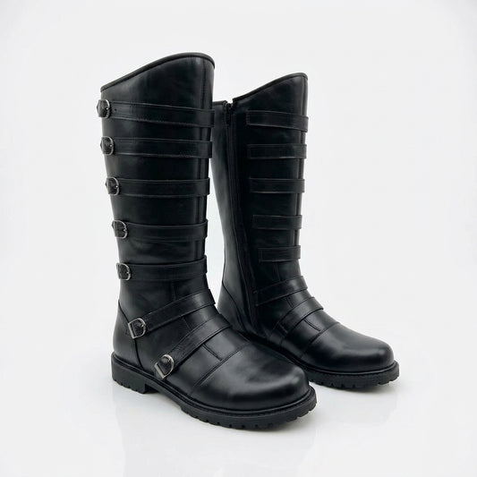 Multi-Buckle Boots