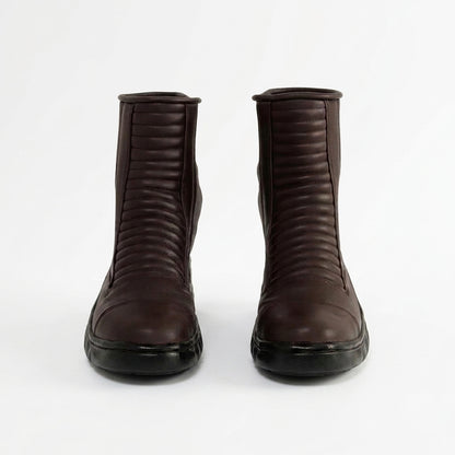 Fallout Vault Dweller Boots: Genuine Leather Wasteland Combat Gear