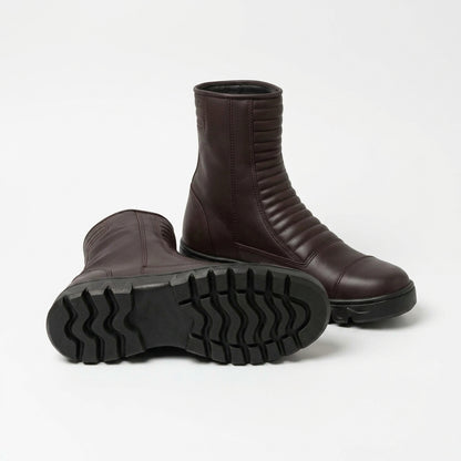Fallout Vault Dweller Boots: Genuine Leather Wasteland Combat Gear