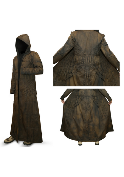 Fallout Distressed Duster Trench Coat