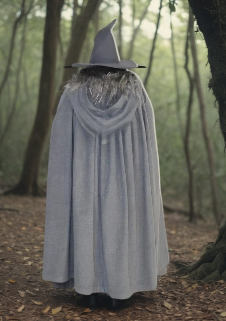 The Gandalf Cosplay Costume, Gandalf Ring Halloween Cosplay Suit, The Lord of The Rings Wool Costume