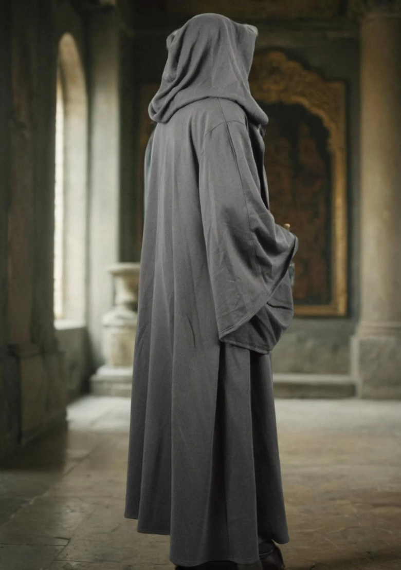 Star Wars Jedi Cosplay Cloak, Star Wars-Inspired Hooded Cloak for Cosplay, Star Wars Cosplay Costume, Hooded Cloak for Halloween, Star Wars Robe for Cosplay