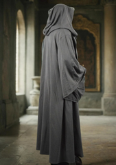 Star Wars Jedi Cosplay Cloak, Star Wars-Inspired Hooded Cloak for Cosplay, Star Wars Cosplay Costume, Hooded Cloak for Halloween, Star Wars Robe for Cosplay