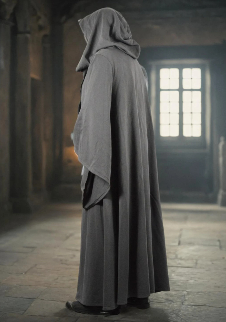 Star Wars Jedi Cosplay Cloak, Star Wars-Inspired Hooded Cloak for Cosplay, Star Wars Cosplay Costume, Hooded Cloak for Halloween, Star Wars Robe for Cosplay