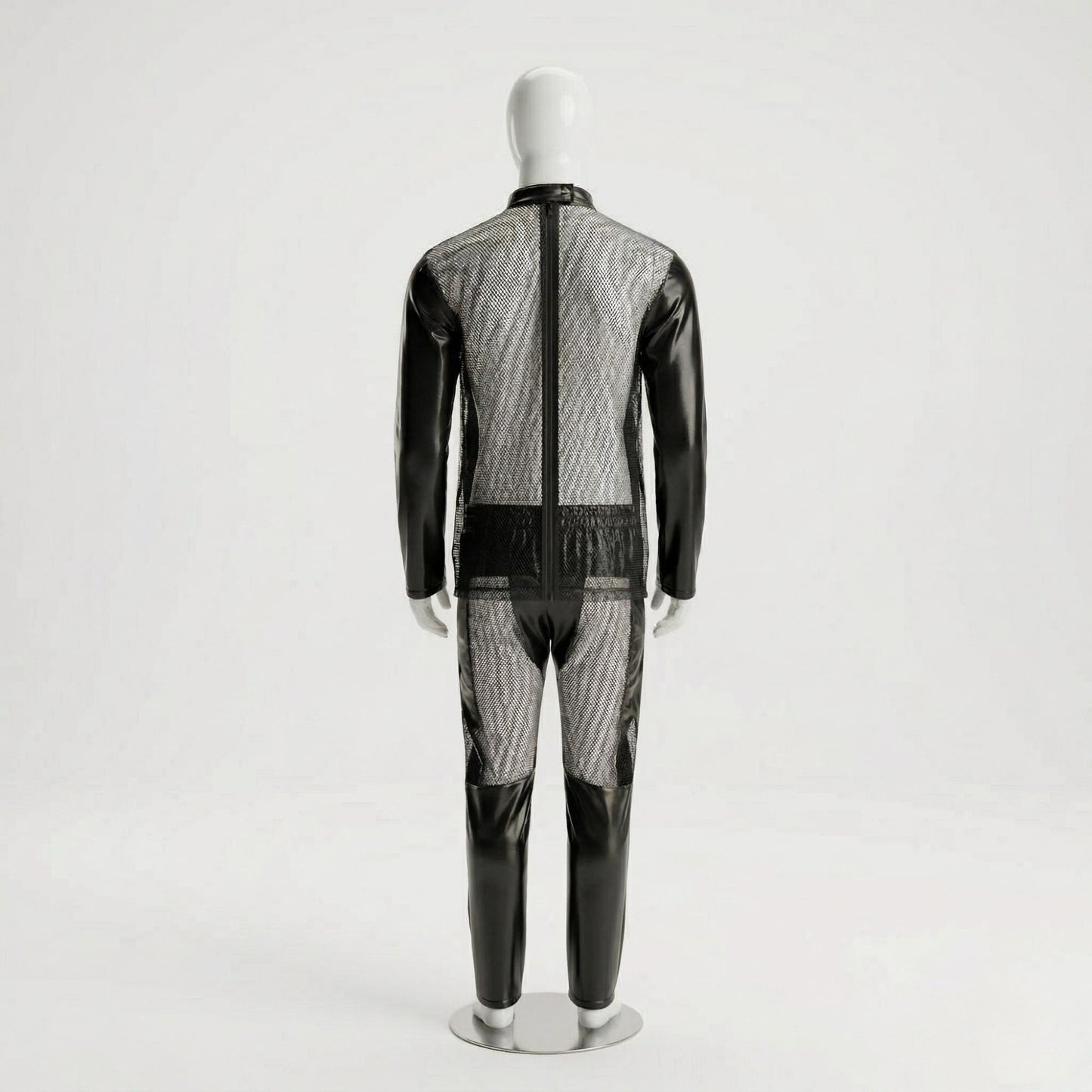Darth Vader Leather Flight Suit – Ribbed Sith Cosplay Costume Shirt Pants