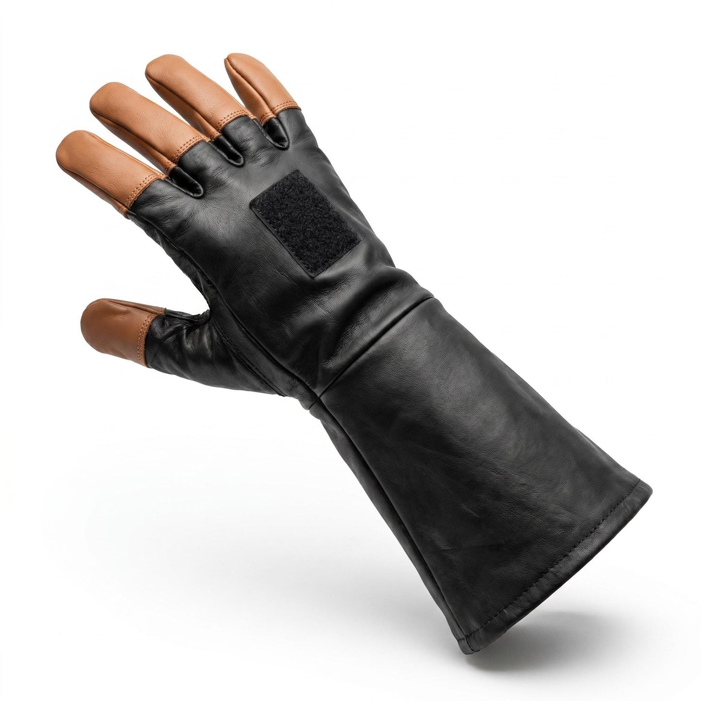 Boba Fett Gloves Mandalorian Armor Gauntlets with 3D Armor Plate Screen Accurate Star Wars Bounty Hunter Leather Cosplay Costume Prop