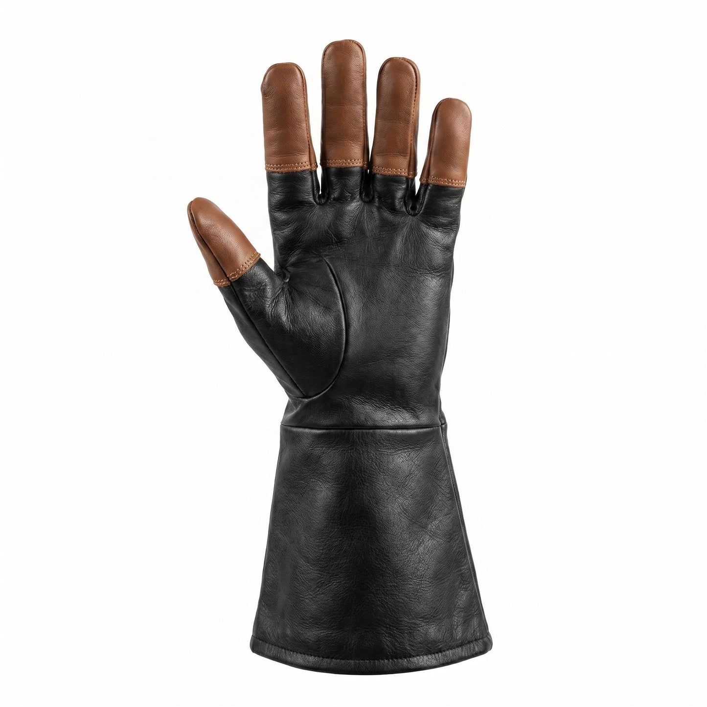 Boba Fett Gloves Mandalorian Armor Gauntlets with 3D Armor Plate Screen Accurate Star Wars Bounty Hunter Leather Cosplay Costume Prop